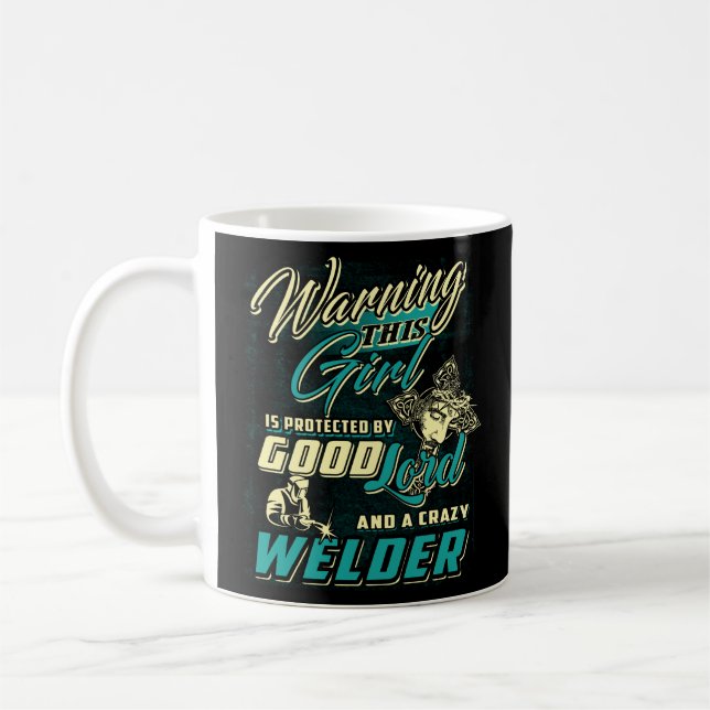 Welder  Nice Girl By Welder Apparel Coffee Mug (Left)