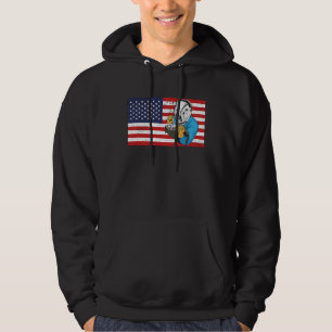 Welder Patriotic USA American Flag for Welding Hoodie