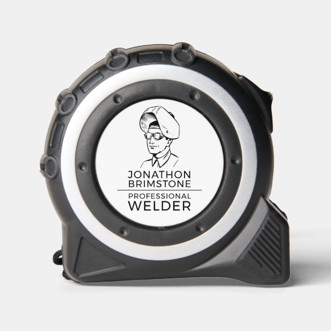 Welder Portrait Sketch, Metal Worker, Welder 1 (Front)