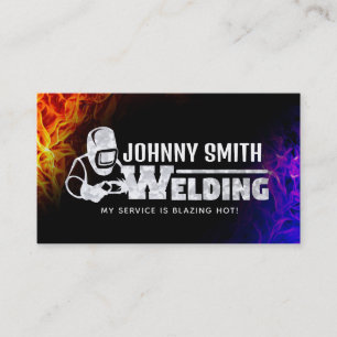 Welder Slogans Business Cards