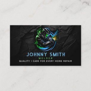 Welder Slogans Business Cards