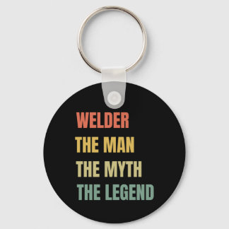 Welder The Man Key Ring