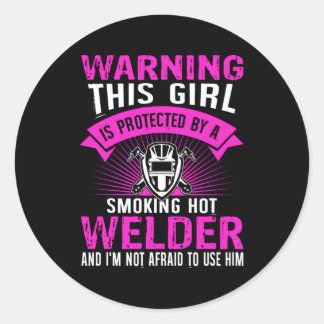 Welder Welder Friend Classic Round Sticker