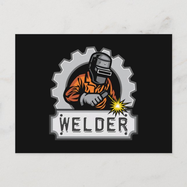 Welder Welding Metal Gift Welders Profession Gift Postcard (Front)