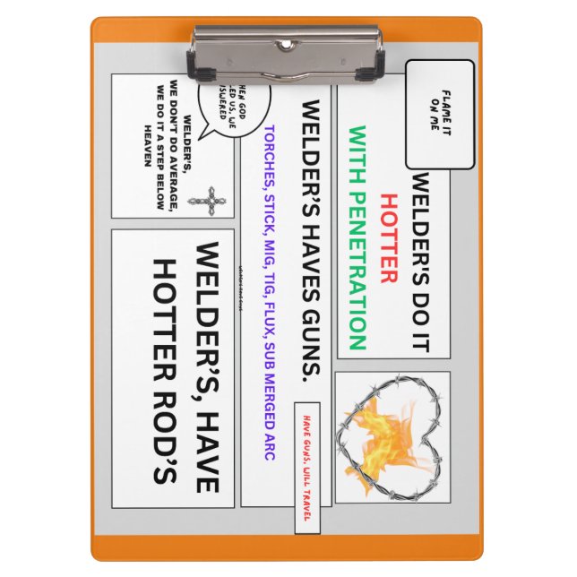 Welder's Clipboard (Front)