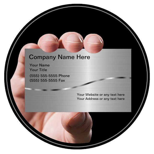 Welding Business Cards Silver Tone (Creator Uploaded)