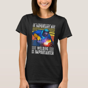 Welding Helmet Welder Machine Blue Collar Job Work T-Shirt
