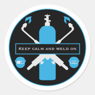 Welding Humour Gift Classic Round Sticker