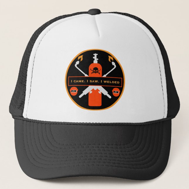 Welding Humour Gift Trucker Hat (Front)