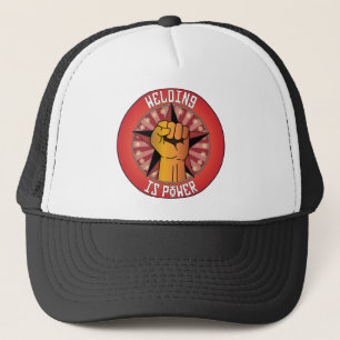 Welding Is Power Trucker Hat
