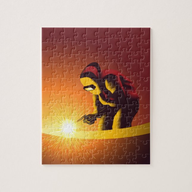 Welding  jigsaw puzzle (Vertical)
