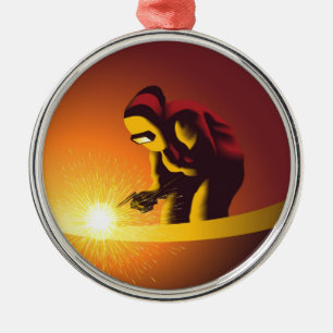 Welding  metal ornament