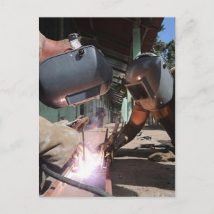 Welding Postcard