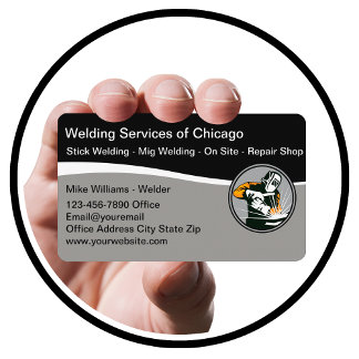 Welding Services Modern Business Card Template