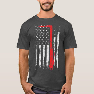Welding Vintage Patriotic USA American Flag Welder T-Shirt