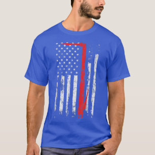 Welding Vintage Patriotic USA American Flag Welder T-Shirt