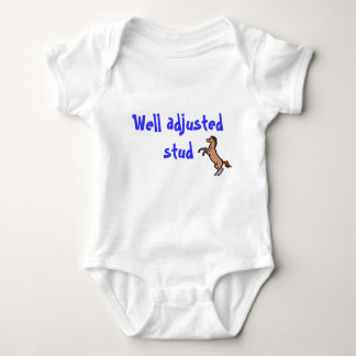Well Adjusted Stud - Baby Chiropractic Baby Bodysuit