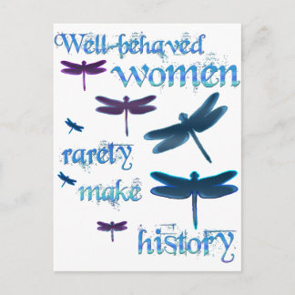 Well-behaved Dragonflies Postcard