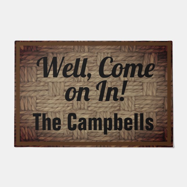 Well, Come on In! Doormat (Front)