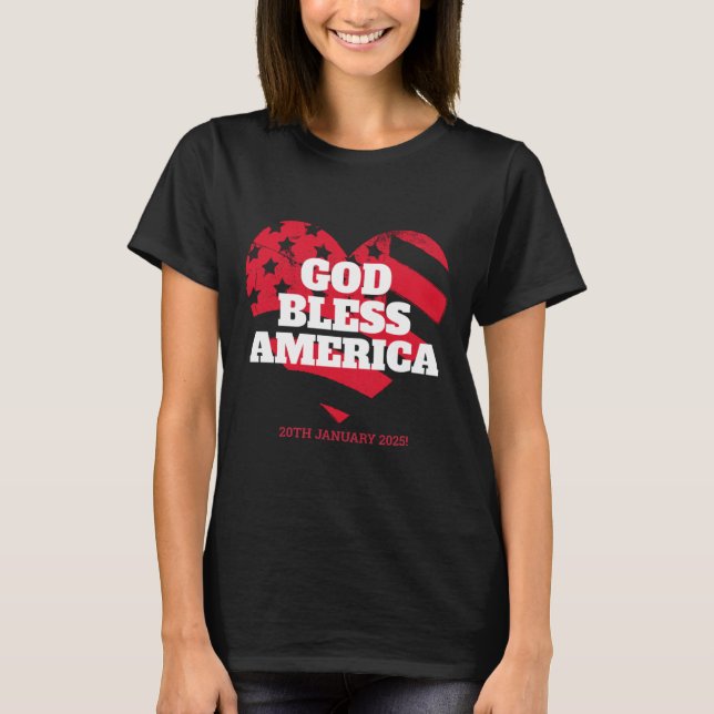 Well-designed Usa Inauguration  T-Shirt (Front)