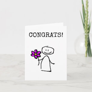 Well Done, Congratulations Card