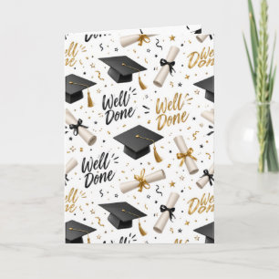 Well Done Graduation Congratulations Card