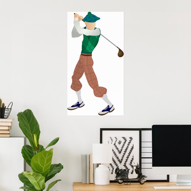 Well Dressed Golfer Poster (Creator Uploaded)