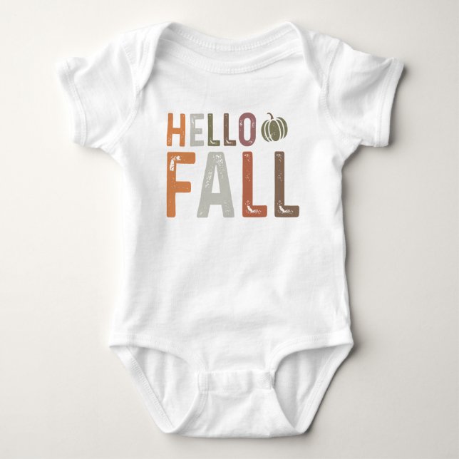 Well Hello Fall Baby Bodysuit (Front)
