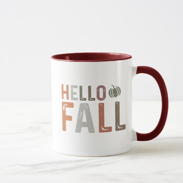 Well Hello Fall Mug (Right)