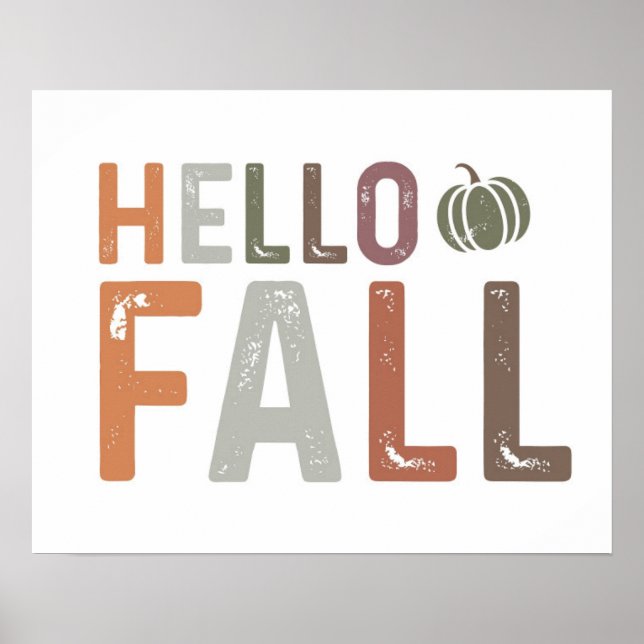 Well Hello Fall Poster (Front)