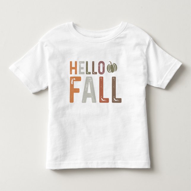 Well Hello Fall Toddler T-Shirt (Front)