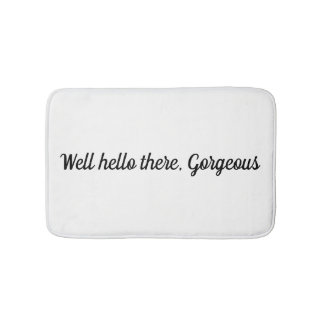 Well hello there, Gorgeous bath mat