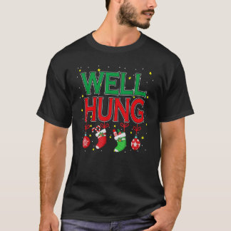Well Hung Christmas Christmas stocking Men Women 3 T-Shirt