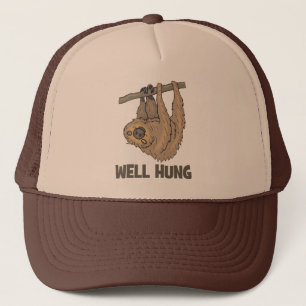 Well Hung Sloth Trucker Hat