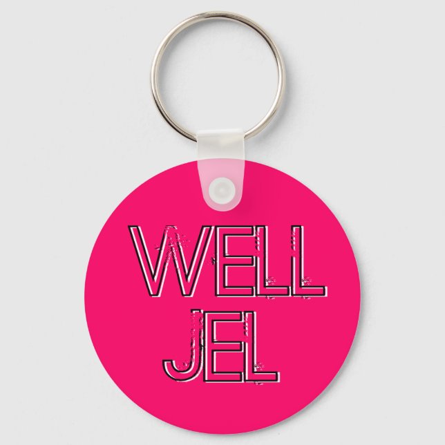 Well Jel Key Ring (Front)