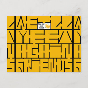 We'll Meet Again, Friends Announcement Postcard