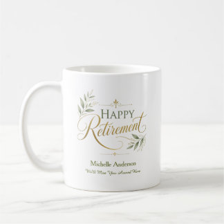 We'll Miss You Around Here Personalised Name Coffee Mug
