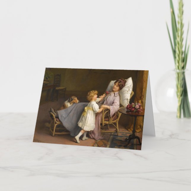 Well on the Mend | Arthur John Elsley Card (Front)