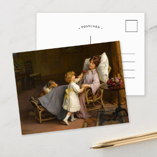 Well on the Mend Arthur John Elsley Postcard