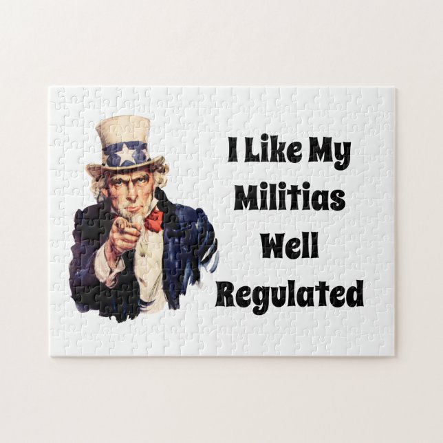Well Regulated Militia Jigsaw Puzzle (Horizontal)