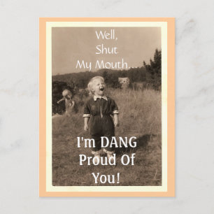 Well, Shut My Mouth... Postcard