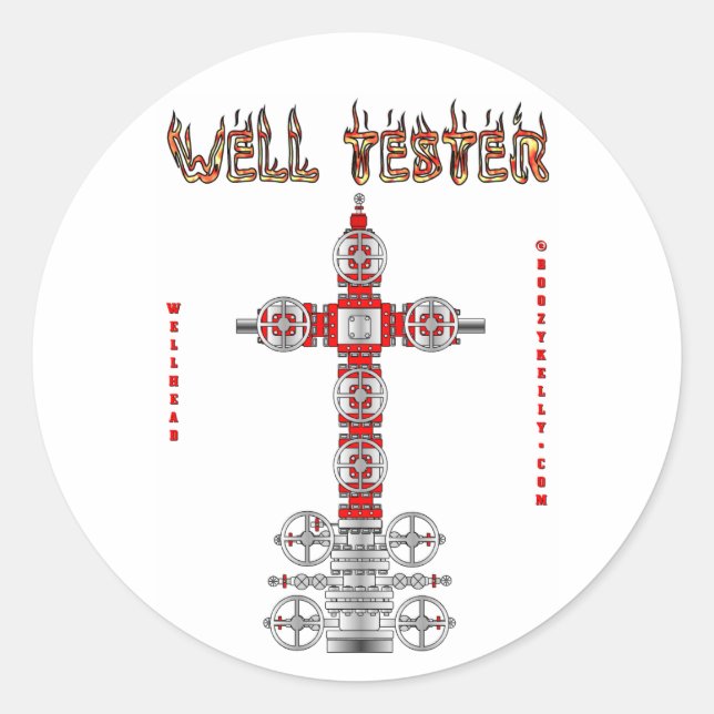 Well Tester Sticker (Front)