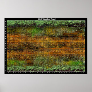 Well Travelled Road - Battle Map Poster