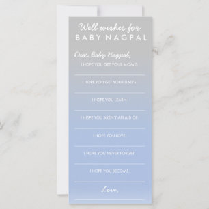 Well Wishes for Baby - Baby Shower Game