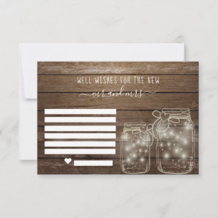 Well Wishes for the Bride & Groom   Advice Jar Card