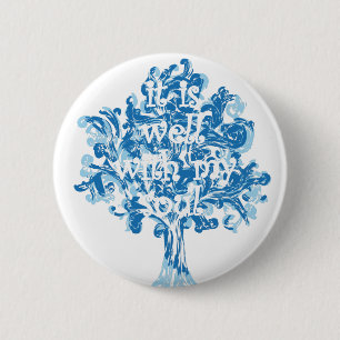 well with my soul 6 cm round badge