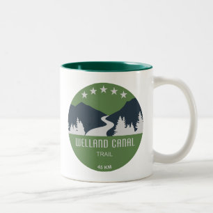 Welland Canal Trail Ontario Canada Two-Tone Coffee Mug