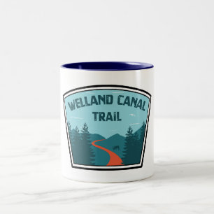 Welland Canal Trail Ontario Canada Two-Tone Coffee Mug