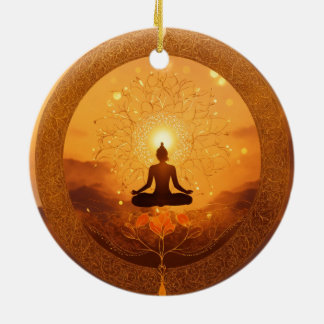Wellbeing & Spiritual Harmony Ceramic Ornament