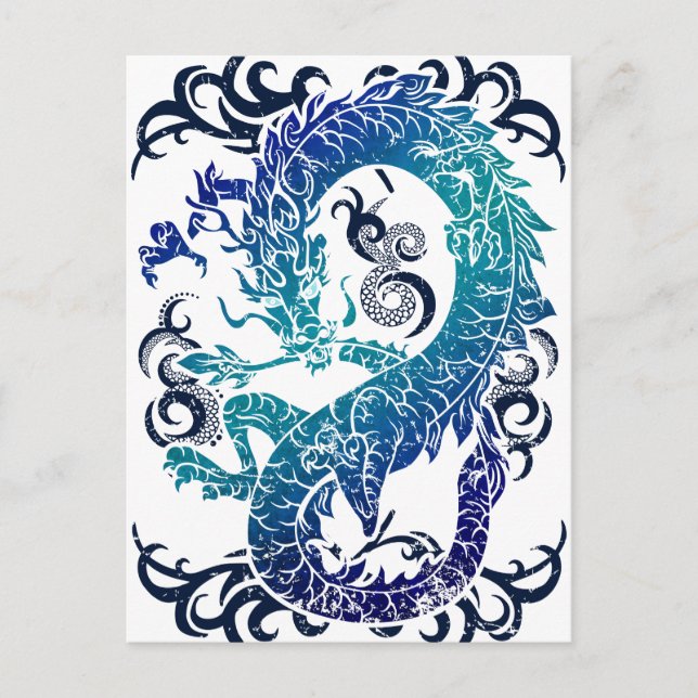 Wellcoda Fantasy Dragon Throne Myth Game Postcard (Front)